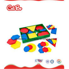 Ensemble de blocs d&#39;attributs pour jouets pédagogiques (CB-ED010-Y)